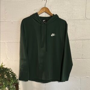 Green Nike Thin Hoodie